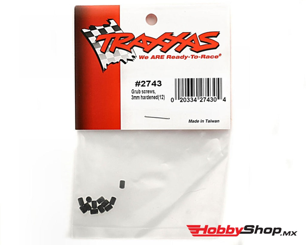 Traxxas - Tornillos De Fijación 3Mm Hardened (12 Piezas) En Existencia