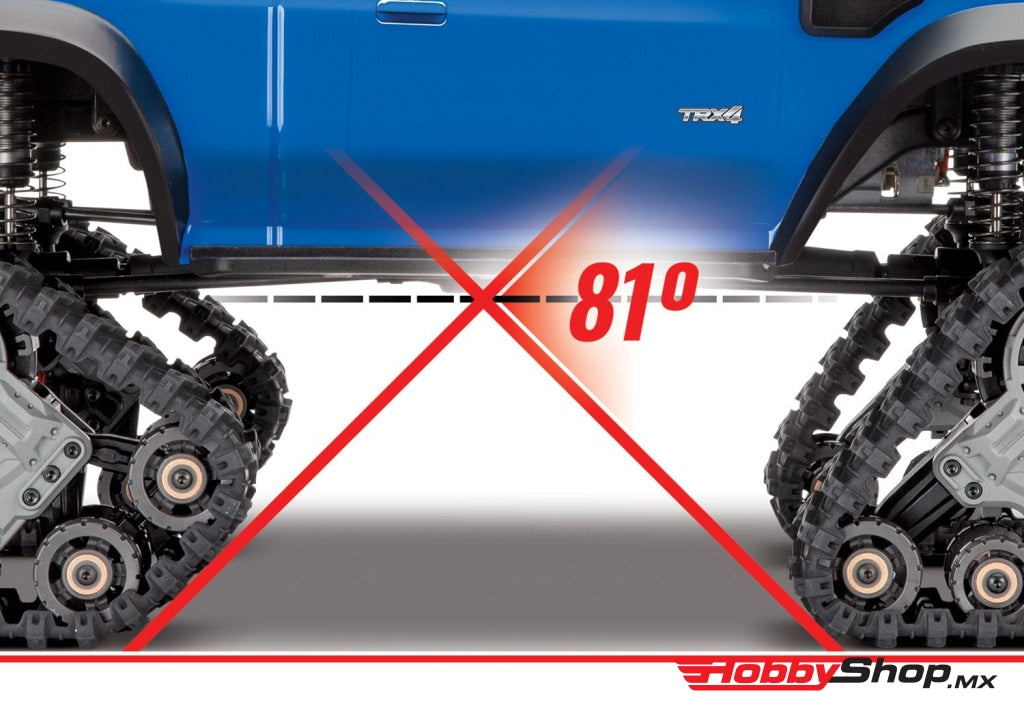 Traxxas - Trx-4 1/10 Scale Trail Rock Crawler W/all-Terrain Traxx Azul Sobrepedido