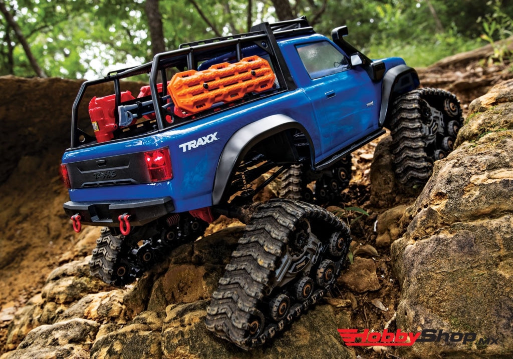 Traxxas - Trx-4 1/10 Scale Trail Rock Crawler W/all-Terrain Traxx Azul Sobrepedido