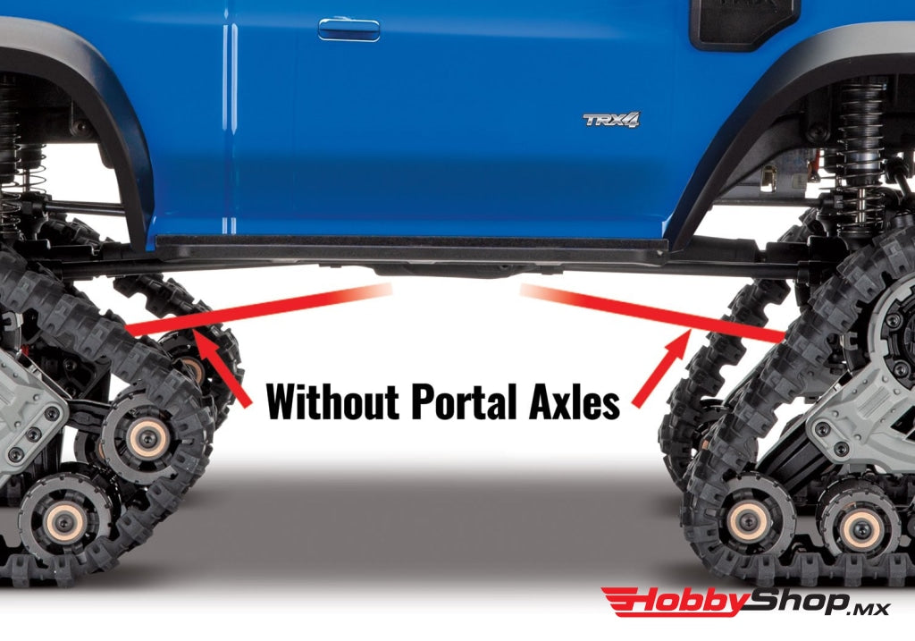 Traxxas - Trx-4 1/10 Scale Trail Rock Crawler W/all-Terrain Traxx Azul Sobrepedido