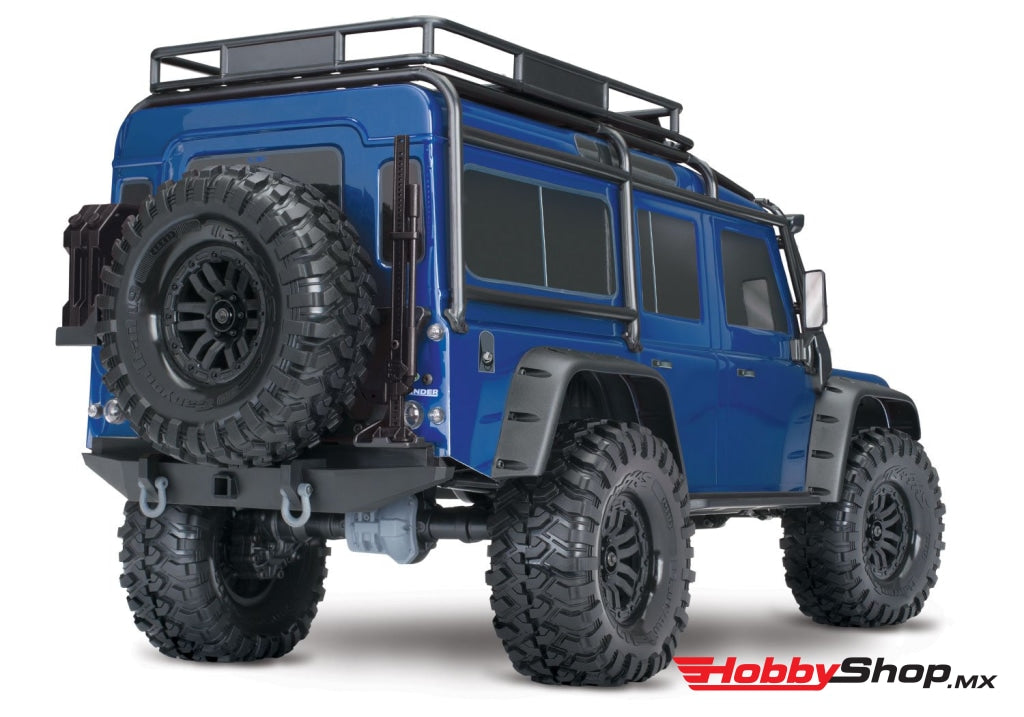 Traxxas - Trx-4 1/10 Scale Trail Rock Crawler W/land Rover Defender Body Azul Sobrepedido