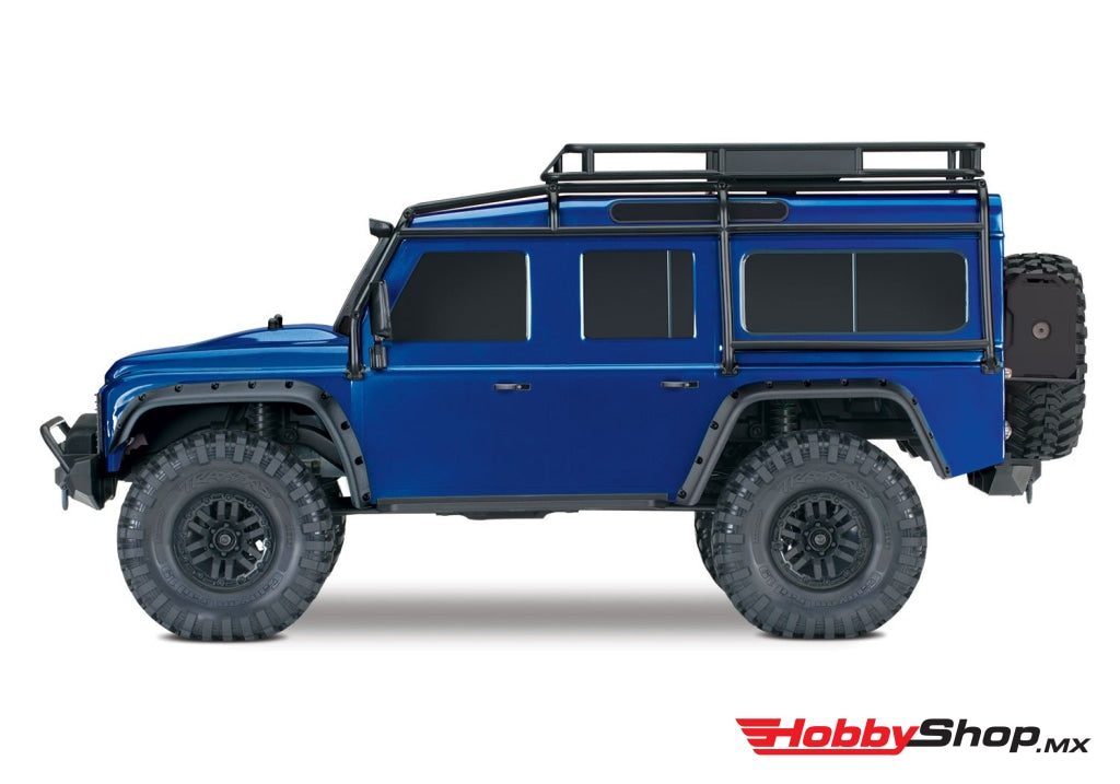 Traxxas - Trx-4 1/10 Scale Trail Rock Crawler W/land Rover Defender Body Azul Sobrepedido