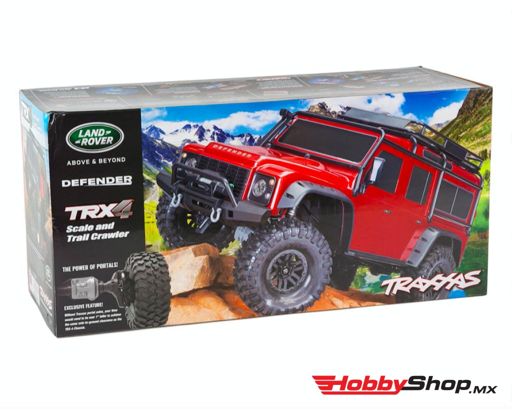 Traxxas - Trx-4 1/10 Scale Trail Rock Crawler W/land Rover Defender Body Plata Sobrepedido