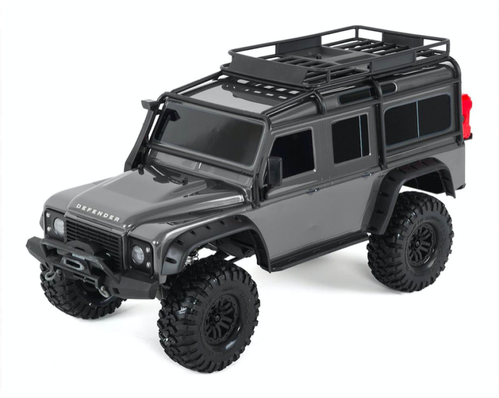 Traxxas - Trx-4 1/10 Scale Trail Rock Crawler W/land Rover Defender Body Plata Sobrepedido