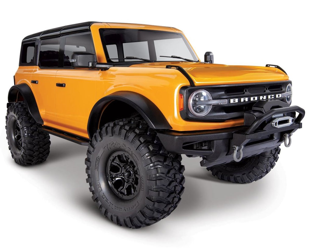 Traxxas - Trx-4 1/10 Trail Crawler Truck W/2021 Ford Bronco Body W/tqi 2.4Ghz Radio Naranja En