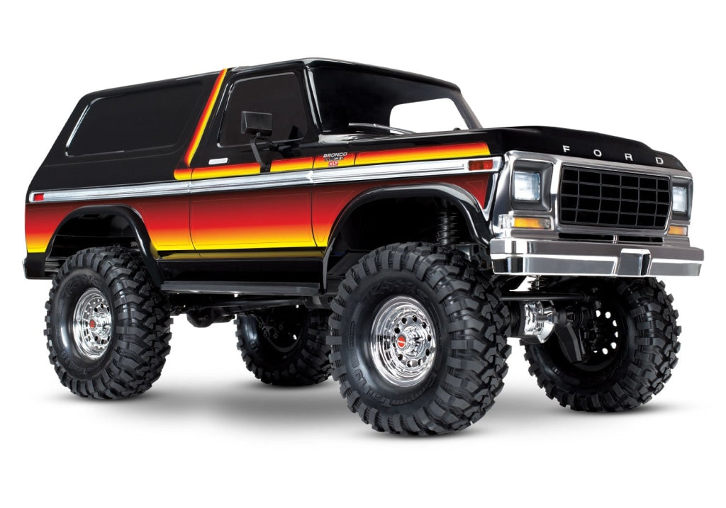 Traxxas - Trx-4 1/10 Trail Crawler Truck W/79 Bronco Ranger Xlt Body Sunset En Existencia