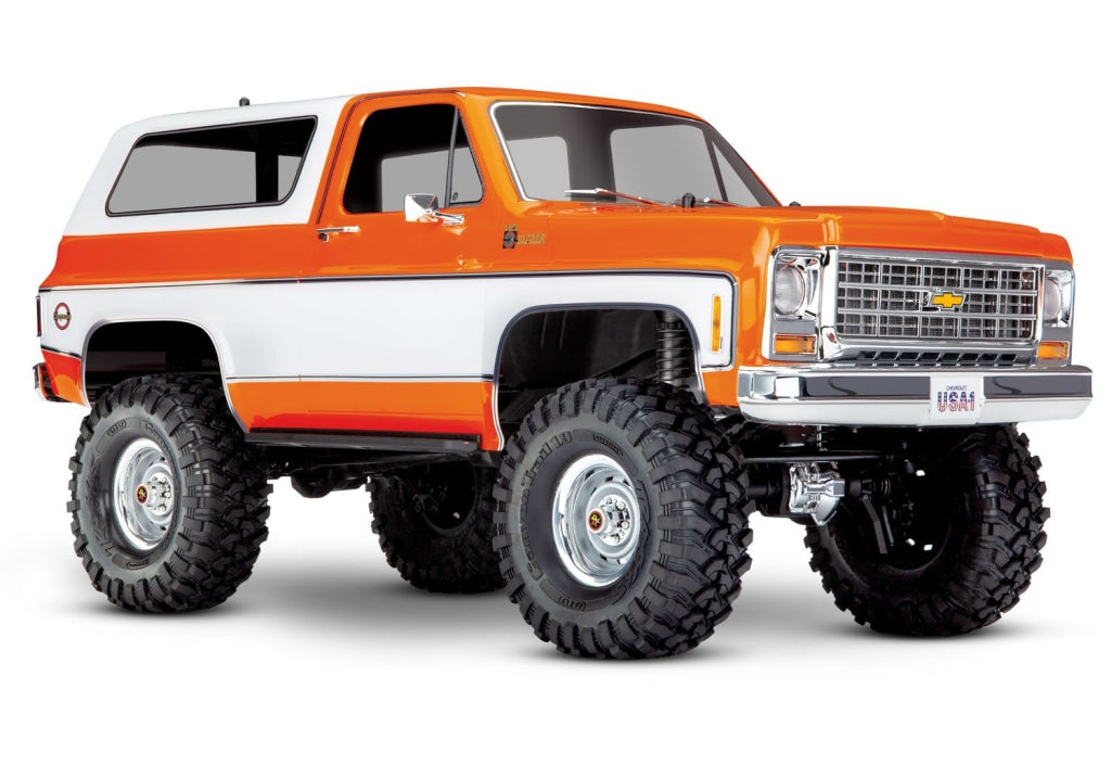 Traxxas - Trx-4 1/10 Trail Crawler Truck W/79 Chevrolet K5 Blazer Body Naranja Sobrepedido