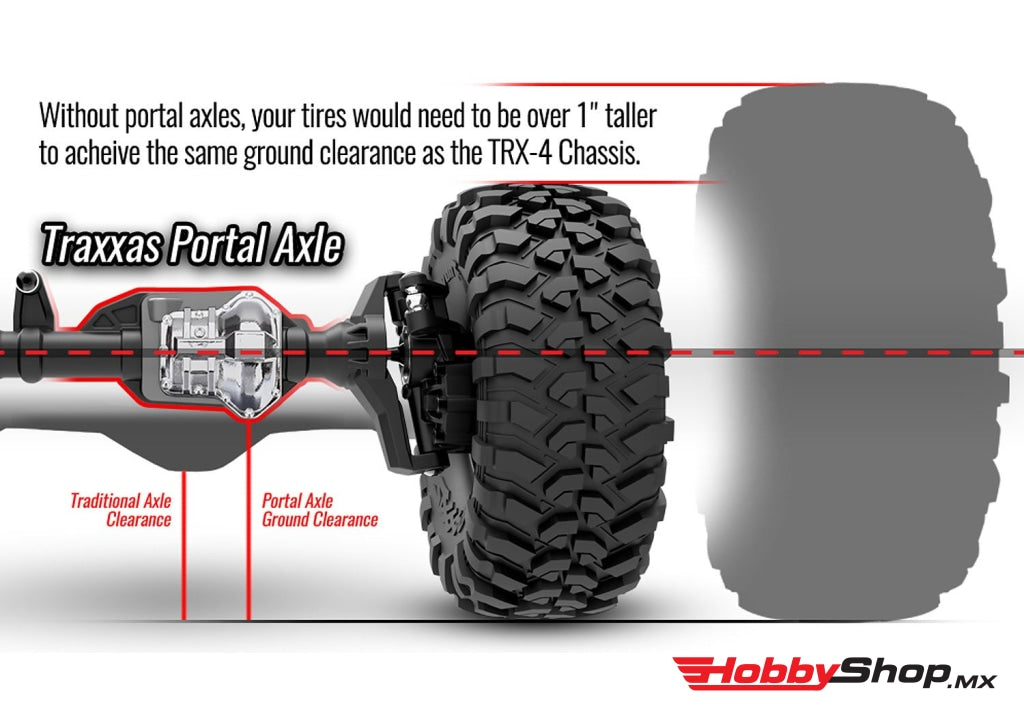 Traxxas - Trx-4 1/10 Trail Crawler Truck W/79 Chevrolet K5 Blazer Body Naranja Sobrepedido