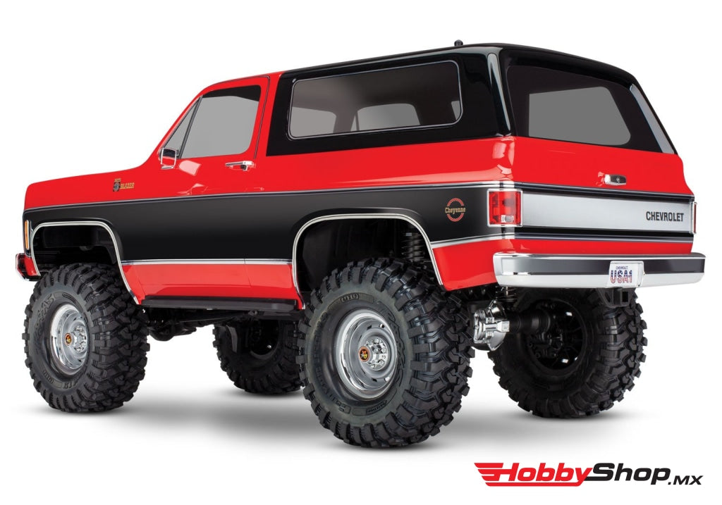 Traxxas - Trx-4 1/10 Trail Crawler Truck W/79 Chevrolet K5 Blazer Body Roja Sobrepedido