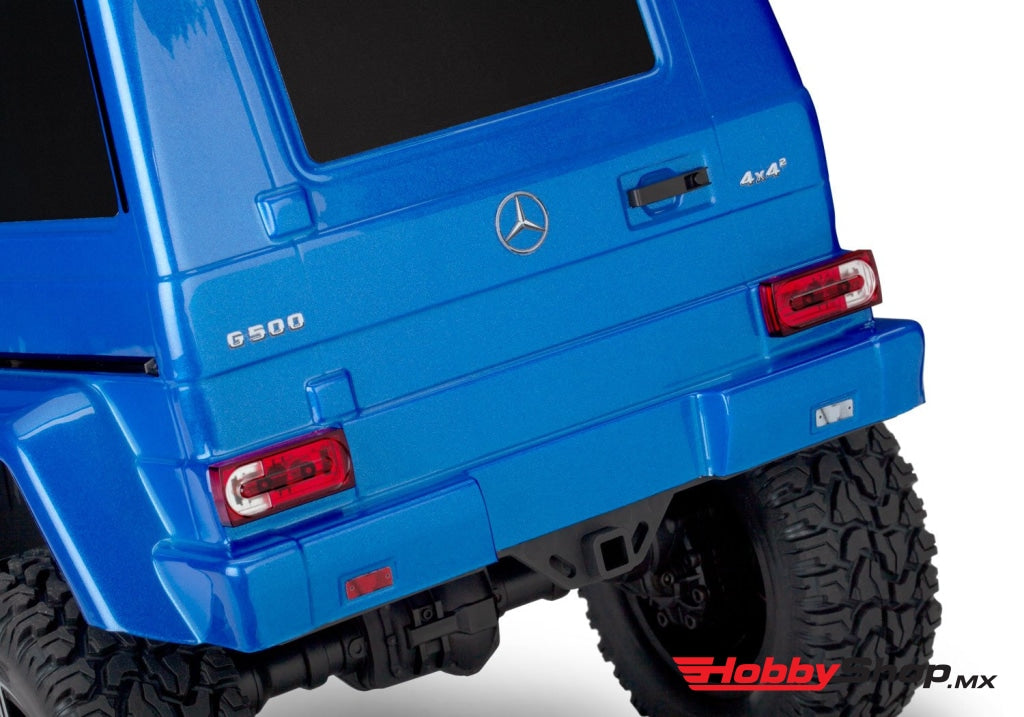 Traxxas - Trx-4 1/10 Trail Crawler Truck W/mercedes-Benz G500 4X4² Body Azul Sobrepedido