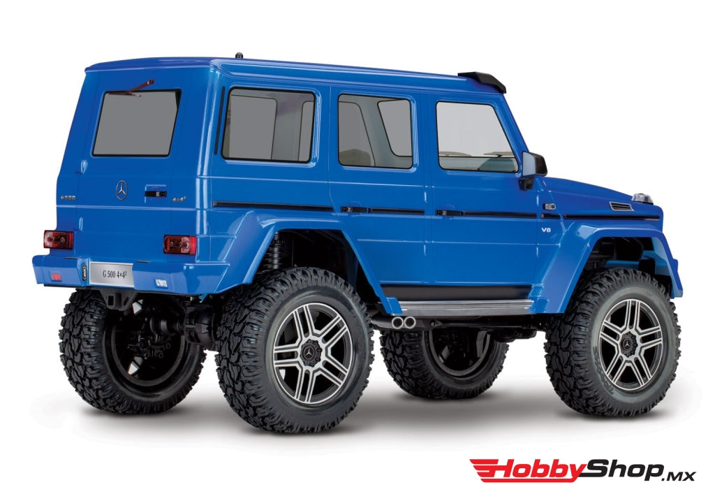 Traxxas - Trx-4 1/10 Trail Crawler Truck W/mercedes-Benz G500 4X4² Body Azul Sobrepedido