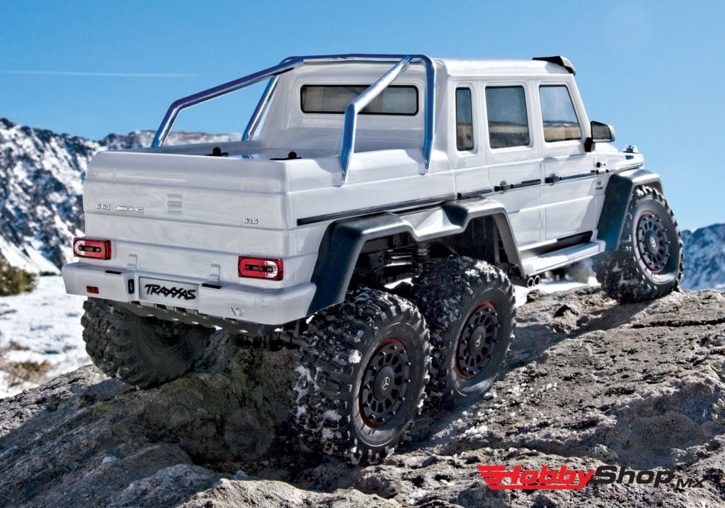 Traxxas - Trx-6 1/10 6X6 Trail Crawler Truck W/mercedes-Benz G 63 Amg Body Blanca Sobrepedido