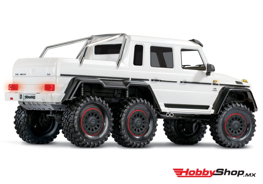 Traxxas - Trx-6 1/10 6X6 Trail Crawler Truck W/mercedes-Benz G 63 Amg Body Blanca Sobrepedido