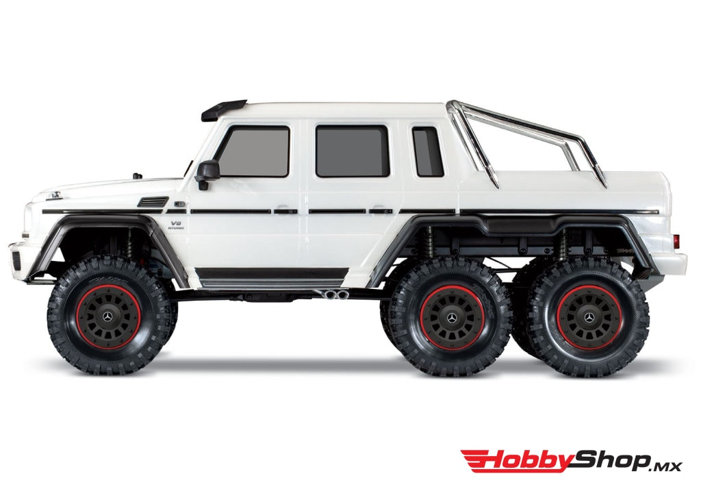 Traxxas - Trx-6 1/10 6X6 Trail Crawler Truck W/mercedes-Benz G 63 Amg Body Blanca Sobrepedido