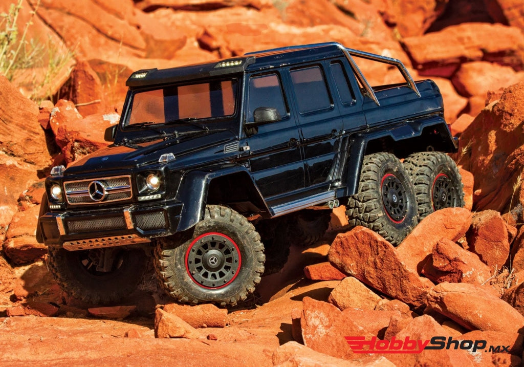 Traxxas - Trx-6 1/10 6X6 Trail Crawler Truck W/mercedes-Benz G 63 Amg Body Negro Sobrepedido