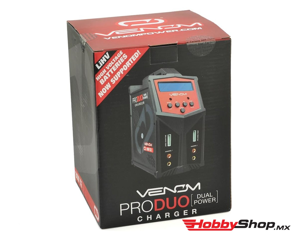 Venom Racing - Pro Duo 80W X2 Dual Ac/dc 7A Lipo/lihv&nimh Battery Charger En Existencia