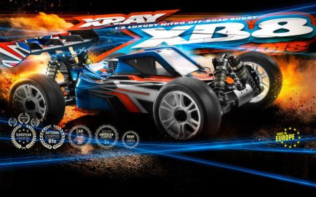 Xray Xb8 - 2018 Specs 1/8 Luxury Nitro Off-Road Car Xray350013 Sobrepedido