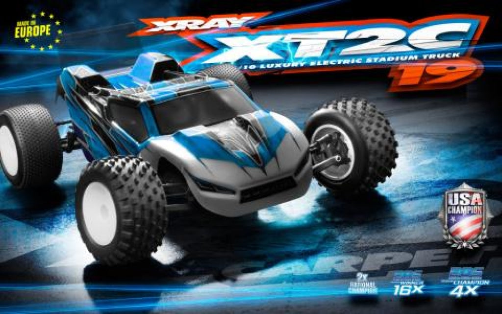 Xray Xt2C19 - 2Wd 1/10 Electric Stadium Truck Carpet Edition Xray320202 Sobrepedido