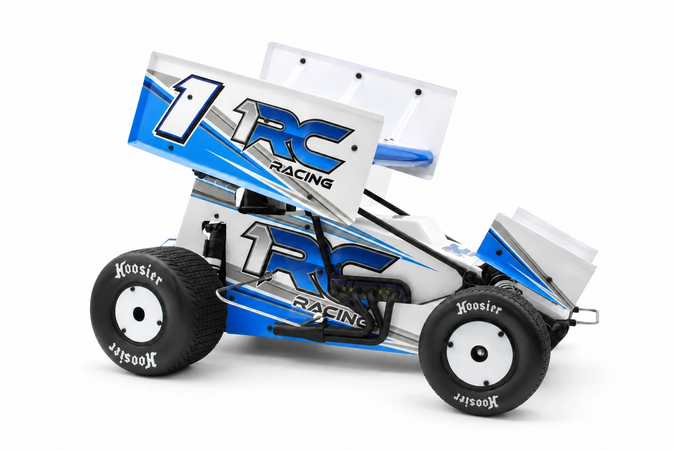 Sprint Car 1RC a escala 1/7 convertido a partir de Traxxas Slash 2WD