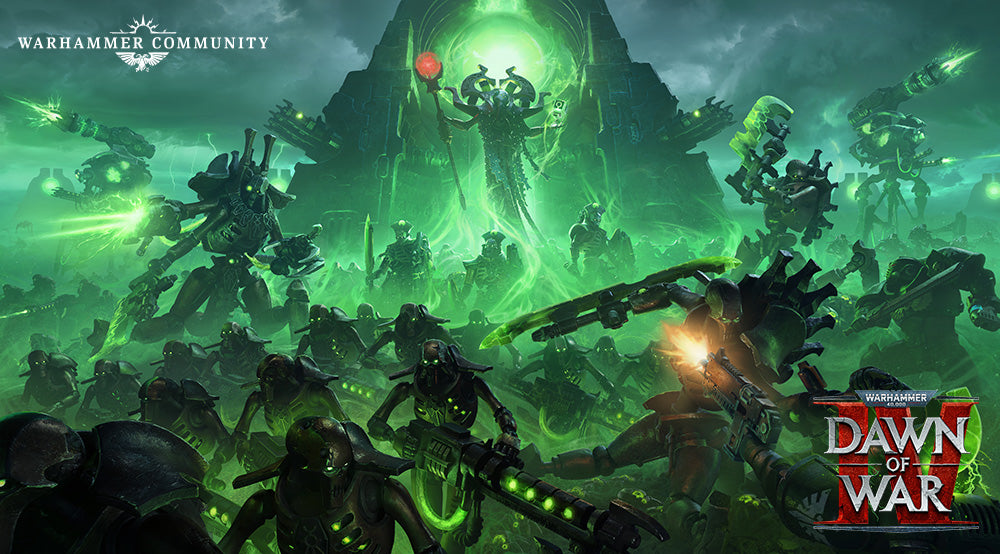 Necrons en la ilustración oficial de Warhammer 40,000: Dawn of War IV