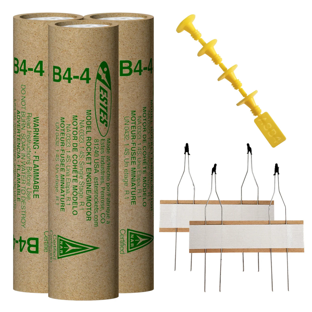 Estes - B4-4 Model Rocket Engines (3pk)