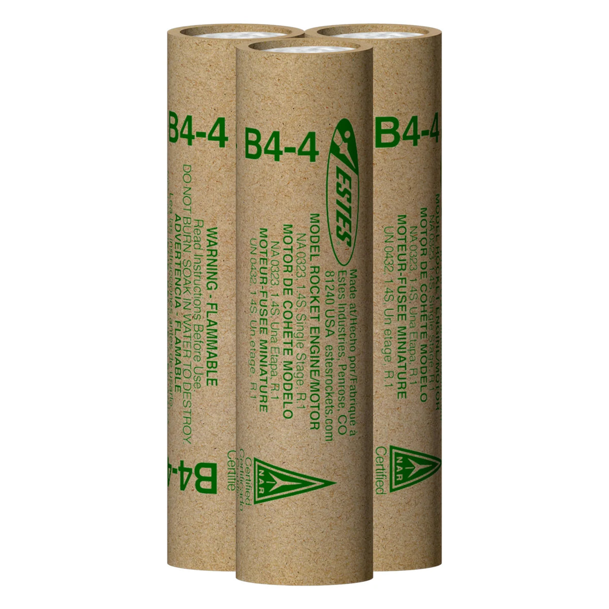 Estes - B4-4 Model Rocket Engines (3pk)