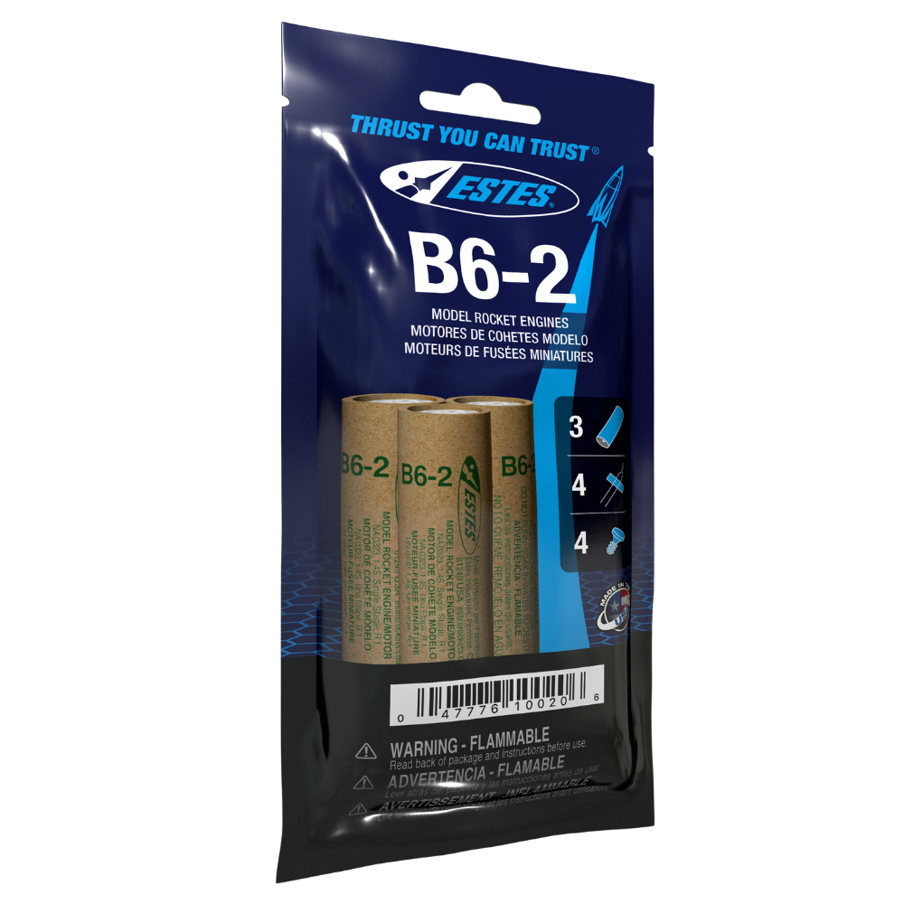 Estes - B6-2 Model Rocket Engines (3pk)