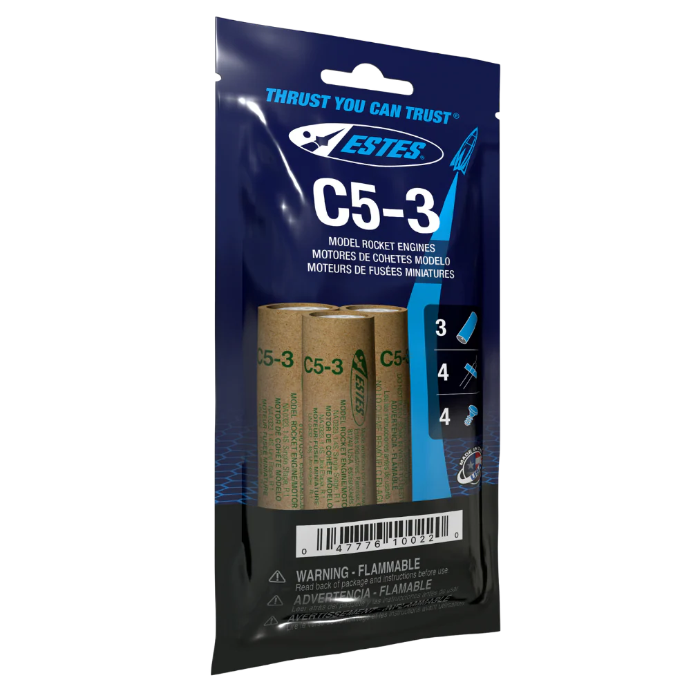 Estes - C5-3 Super C Model Rocket Engine 3 Pack