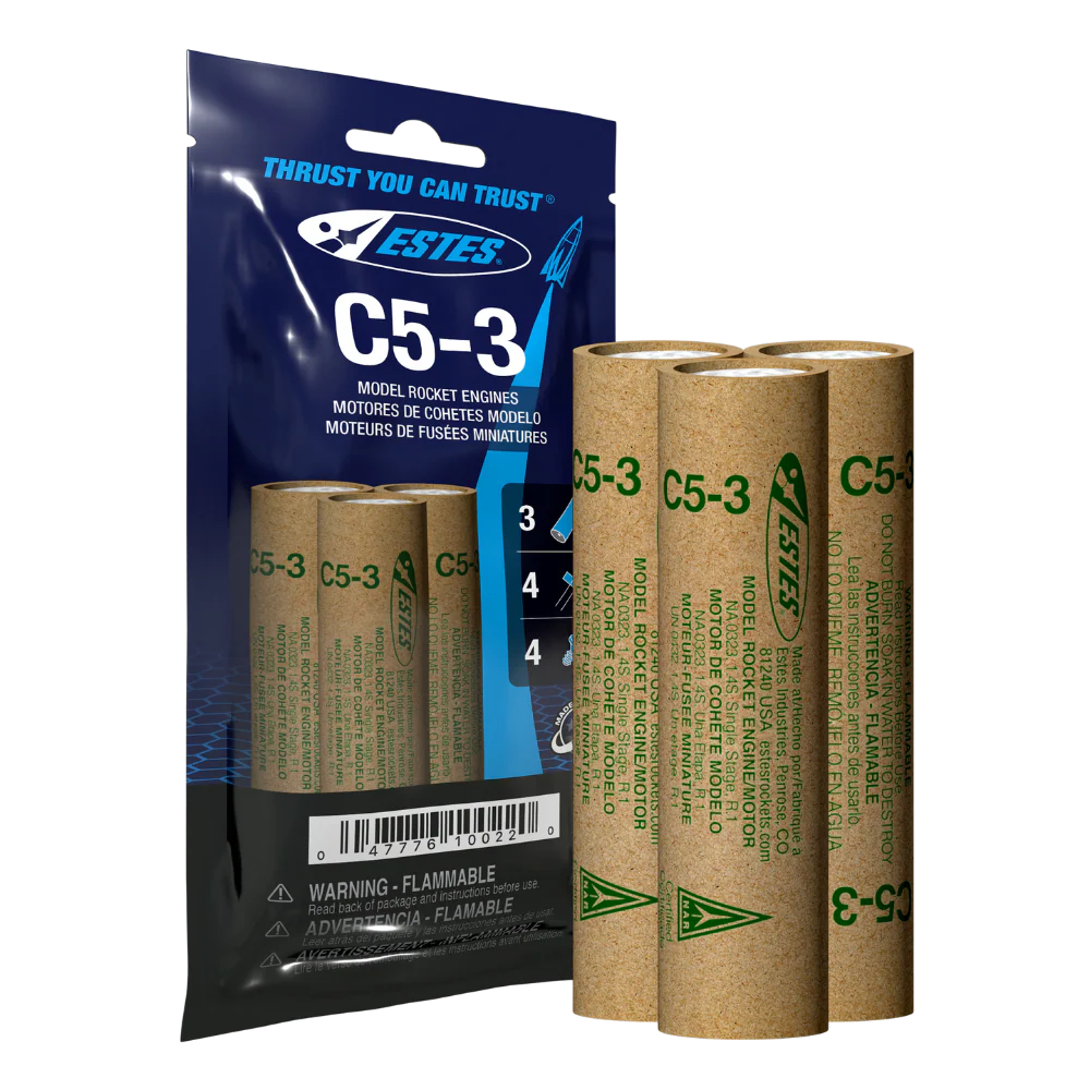 Estes - C5-3 Super C Model Rocket Engine 3 Pack