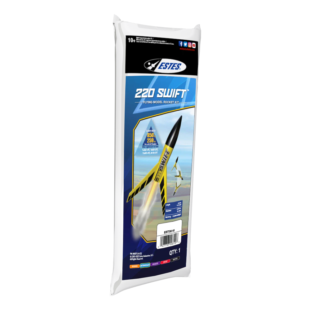 Estes - 220 Swift Rocket Kit, Skill Level 1