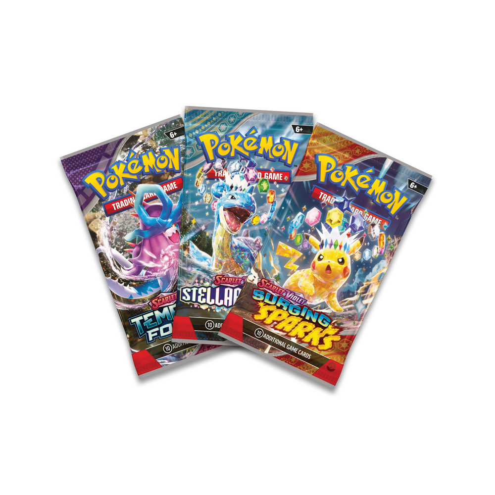 Pokemon TCG: Stacking Tin (Q1 2025) Caja aleatoria - Inglés