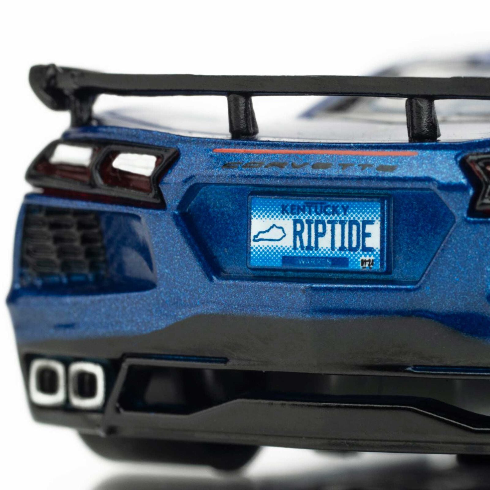 AFX - Corvette C8 Slot Car, Metallic Riptide Blue, Escala 1/64