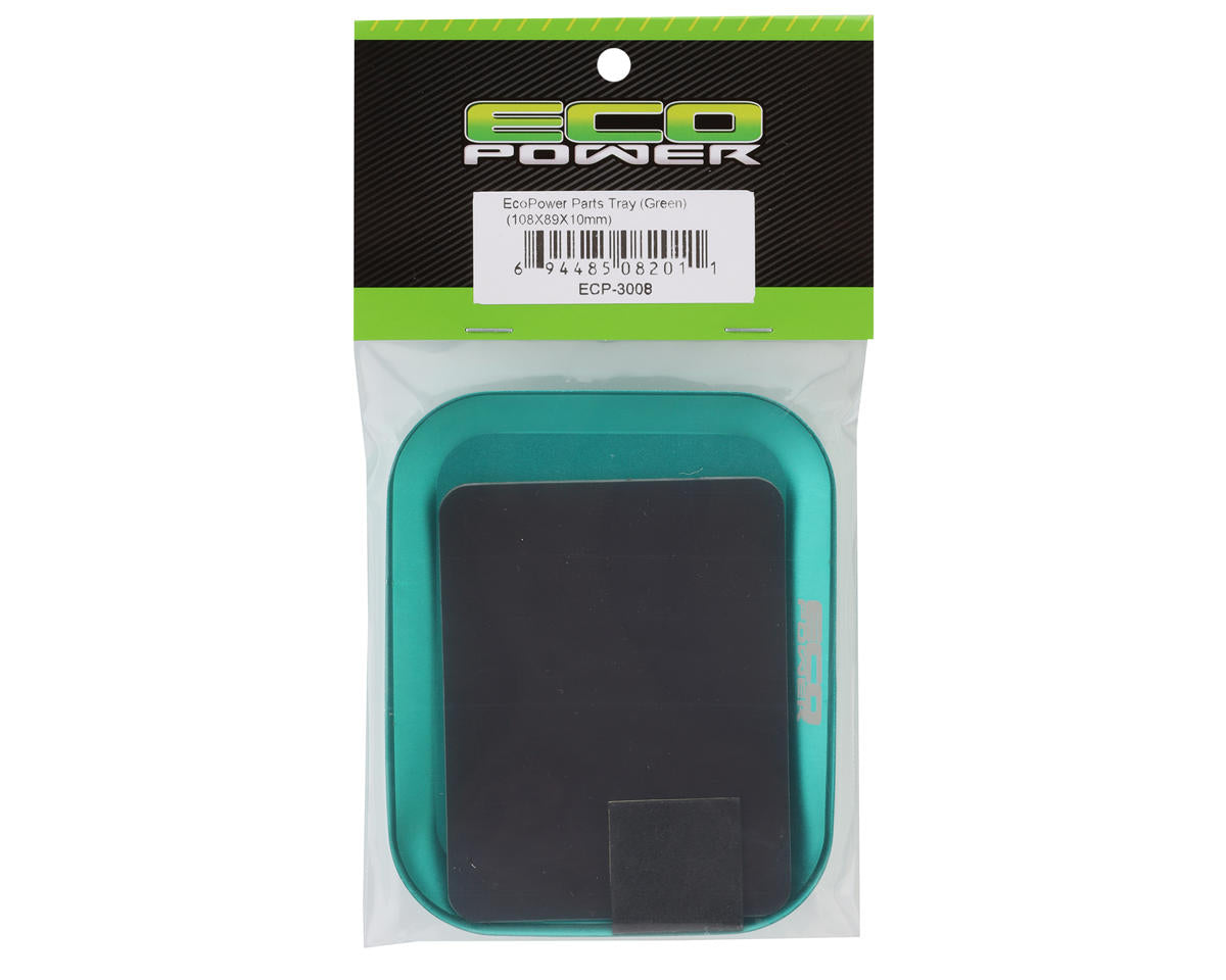EcoPower - Small Aluminum Magnetic Parts Tray/Screw Catcher (Green)