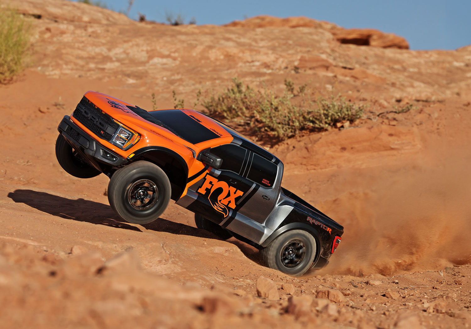 Traxxas - Ford Raptor R 4x4 Ultimate VXL Brushless RTR 1/10 4WD Truck w/TQi 2.4GHz Radio, Fox 2