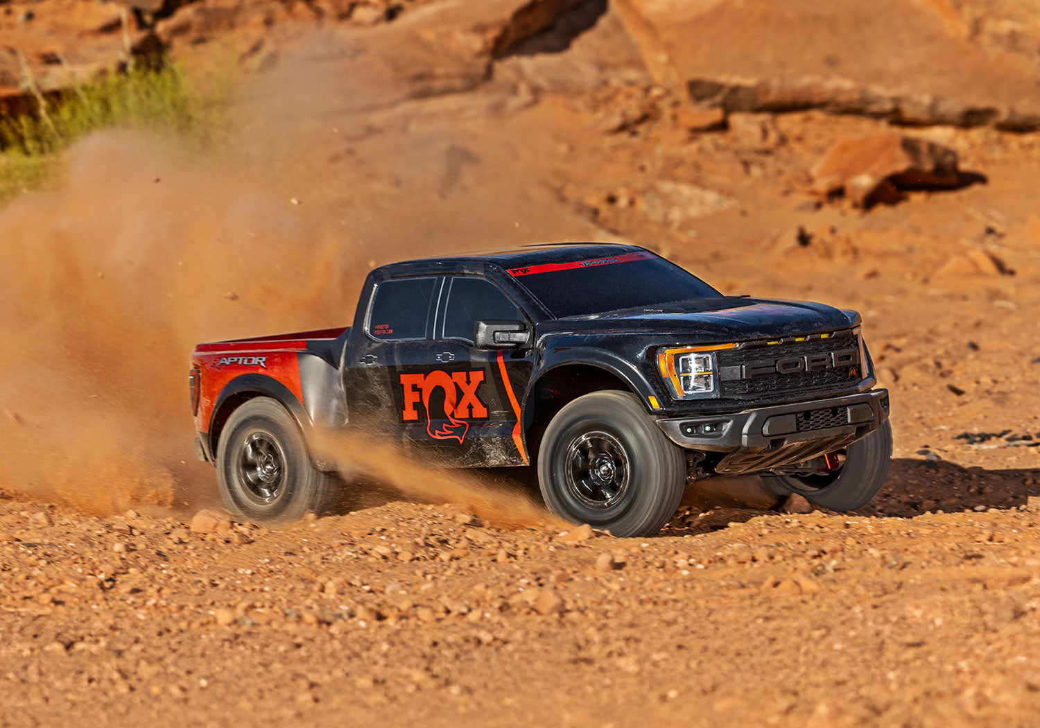 Traxxas - Ford Raptor R 4x4 Ultimate VXL Brushless RTR 1/10 4WD Truck w/TQi 2.4GHz Radio, Fox 1