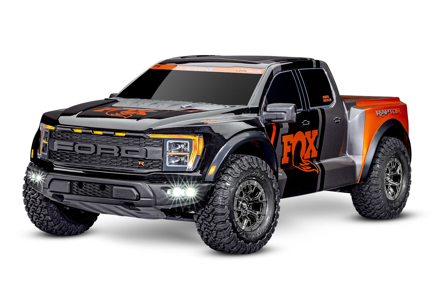 Traxxas - Ford Raptor R 4x4 Ultimate VXL Brushless RTR 1/10 4WD Truck w/TQi 2.4GHz Radio, Fox 1