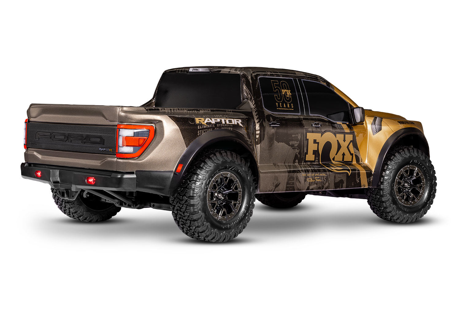 Traxxas - Ford Raptor R 4x4 Ultimate VXL Brushless RTR 1/10 4WD Truck w/TQi 2.4GHz Radio, Fox SE