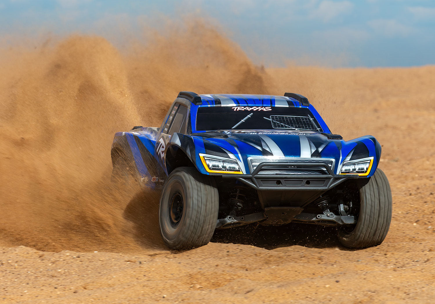 Traxxas - Maxx® Slash® 6S 1/10 RTR 4x4 Brushless Short Course Truck w/TQi™ 2.4GHz Radio & Link Module, Azul