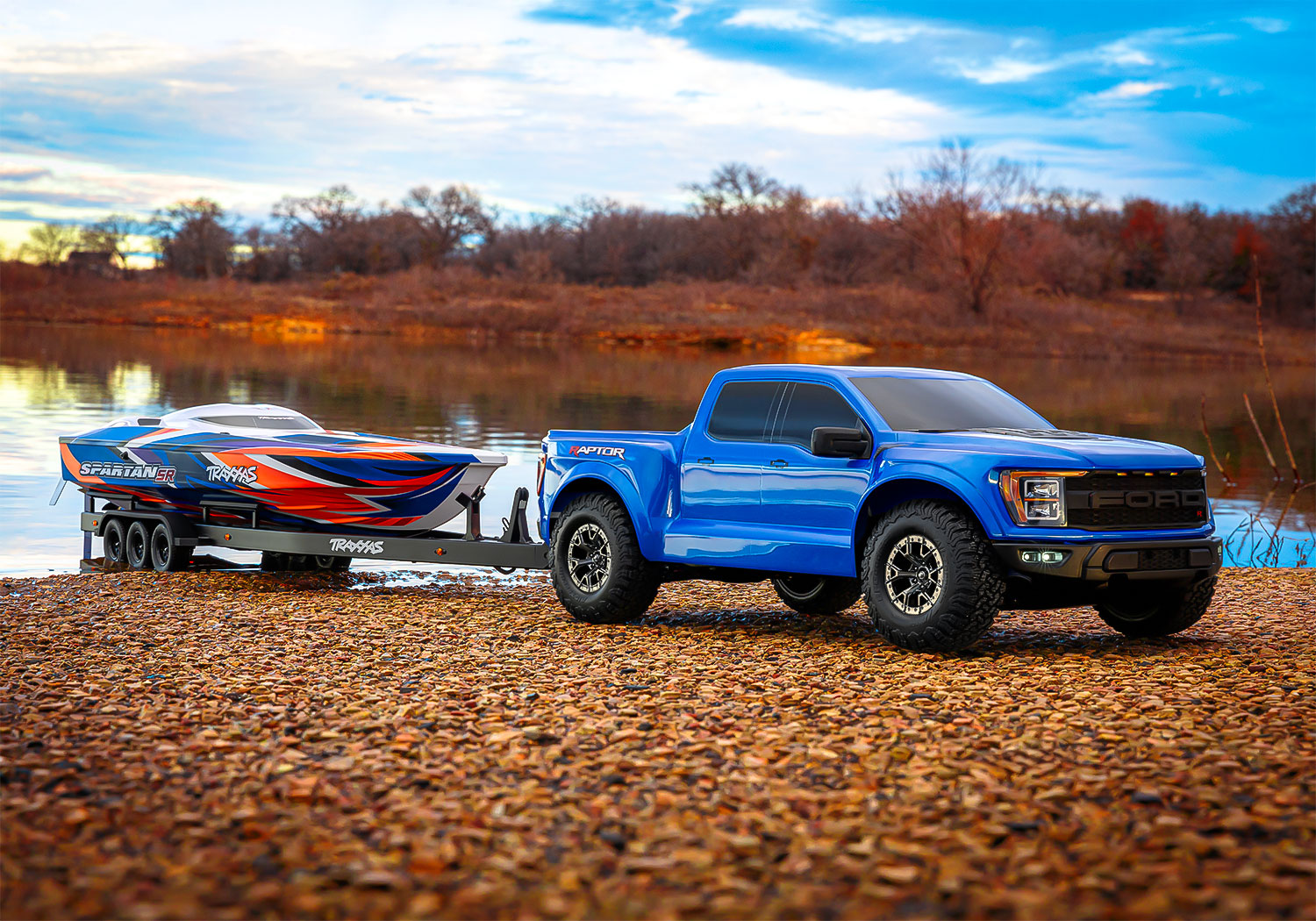 Traxxas - Spartan & DCB M41 Assembled Boat Trailer w/Adjustable Hitch
