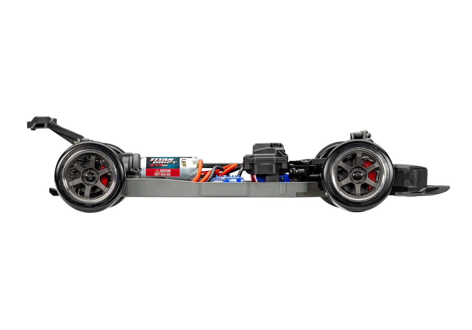 Traxxas - 4-Tec® Ford® Mustang 1/10 RTR Electric RWD Drift Car w/XL-5™ ESC, TQi™ 2.4GHz Radio & TSM®, Rojo