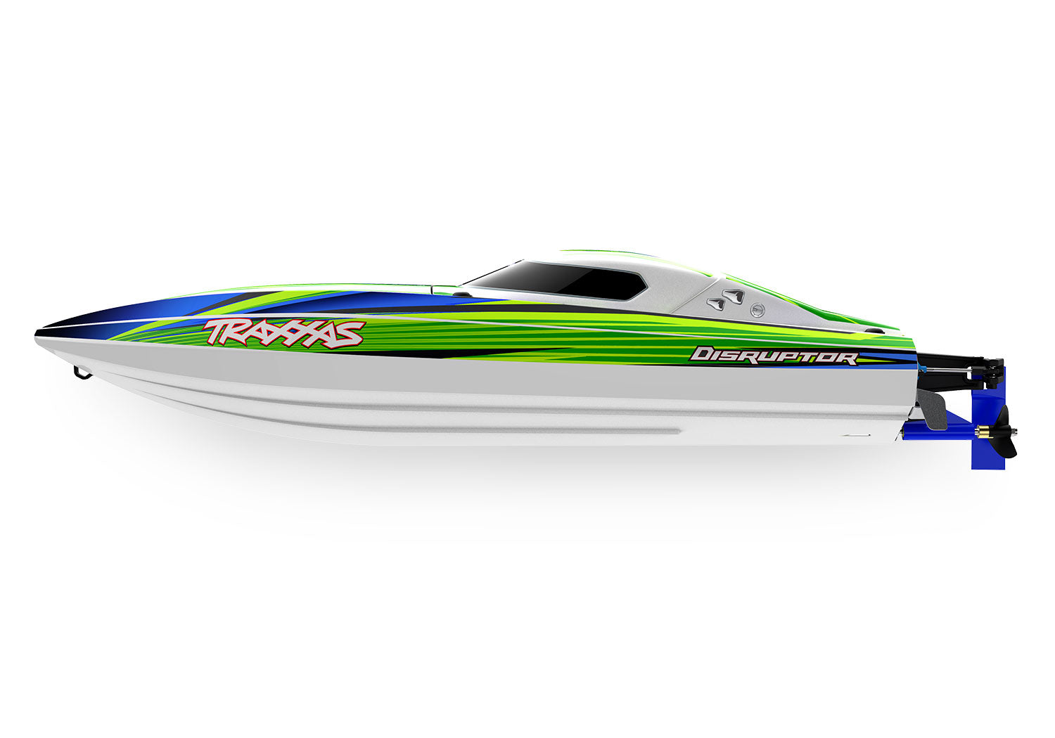 Traxxas - Disruptor® VXL 4S High-Performance Electric Brushless RTR Race Boat w/TQ 2.4Ghz Radio, Verde