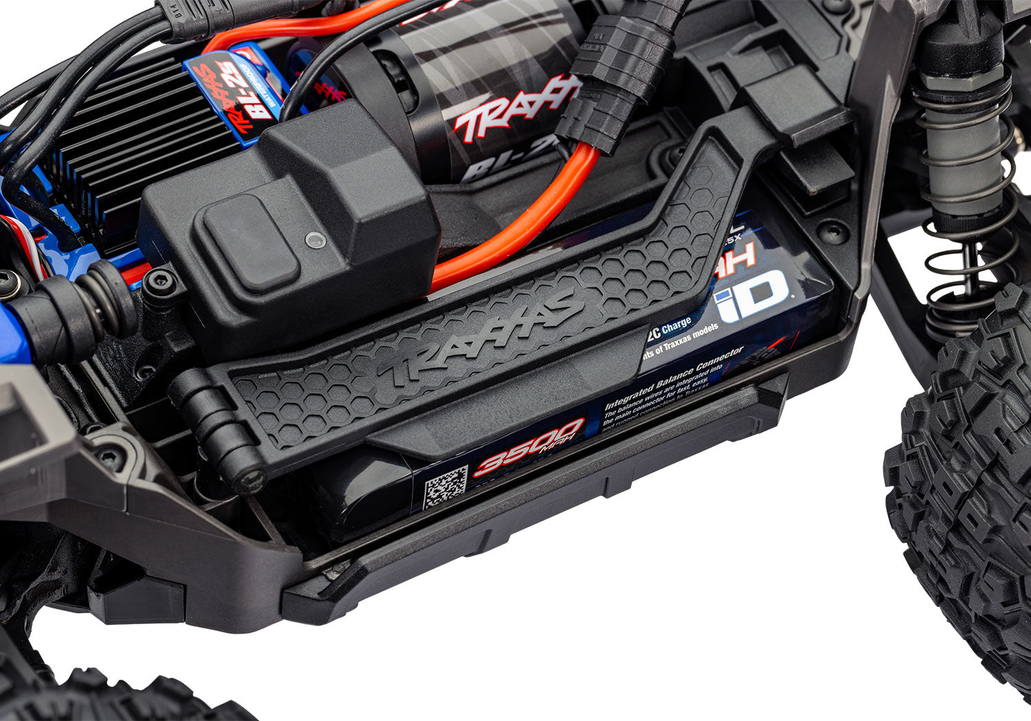 Traxxas - Mini Maxx® Brushless 1/16 4WD RTR Monster Truck w/TQ™ 2.4Ghz Radio, Battery & Charger, Naranja