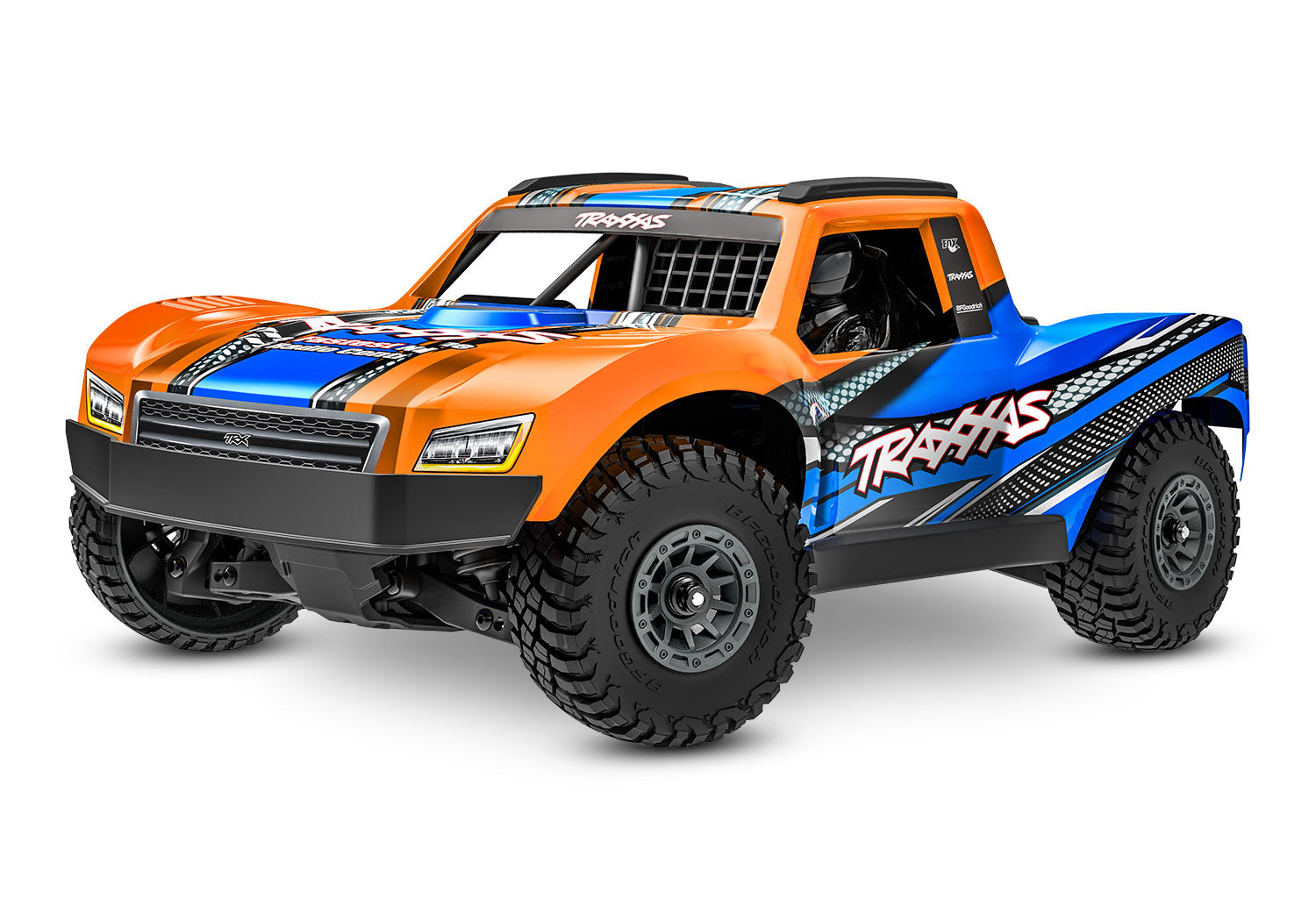 Traxxas - Mini Slash® Brushless 1/16 4WD RTR Short Course Truck w/TQ™ 2.4Ghz Radio, Battery & Charger, Naranja