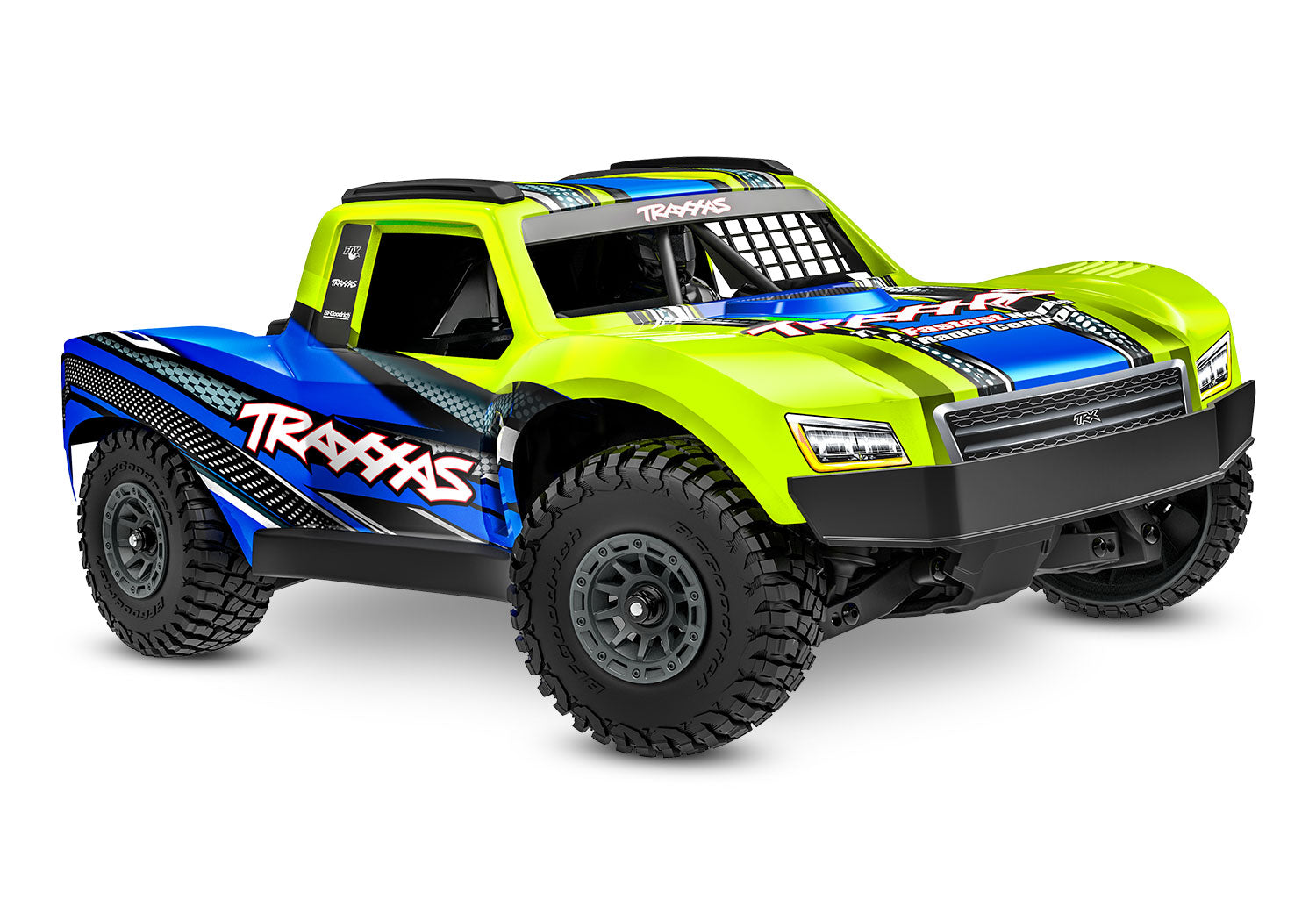 Traxxas - Mini Slash® Brushless 1/16 4WD RTR Short Course Truck w/TQ™ 2.4Ghz Radio, Battery & Charger, Amarilla