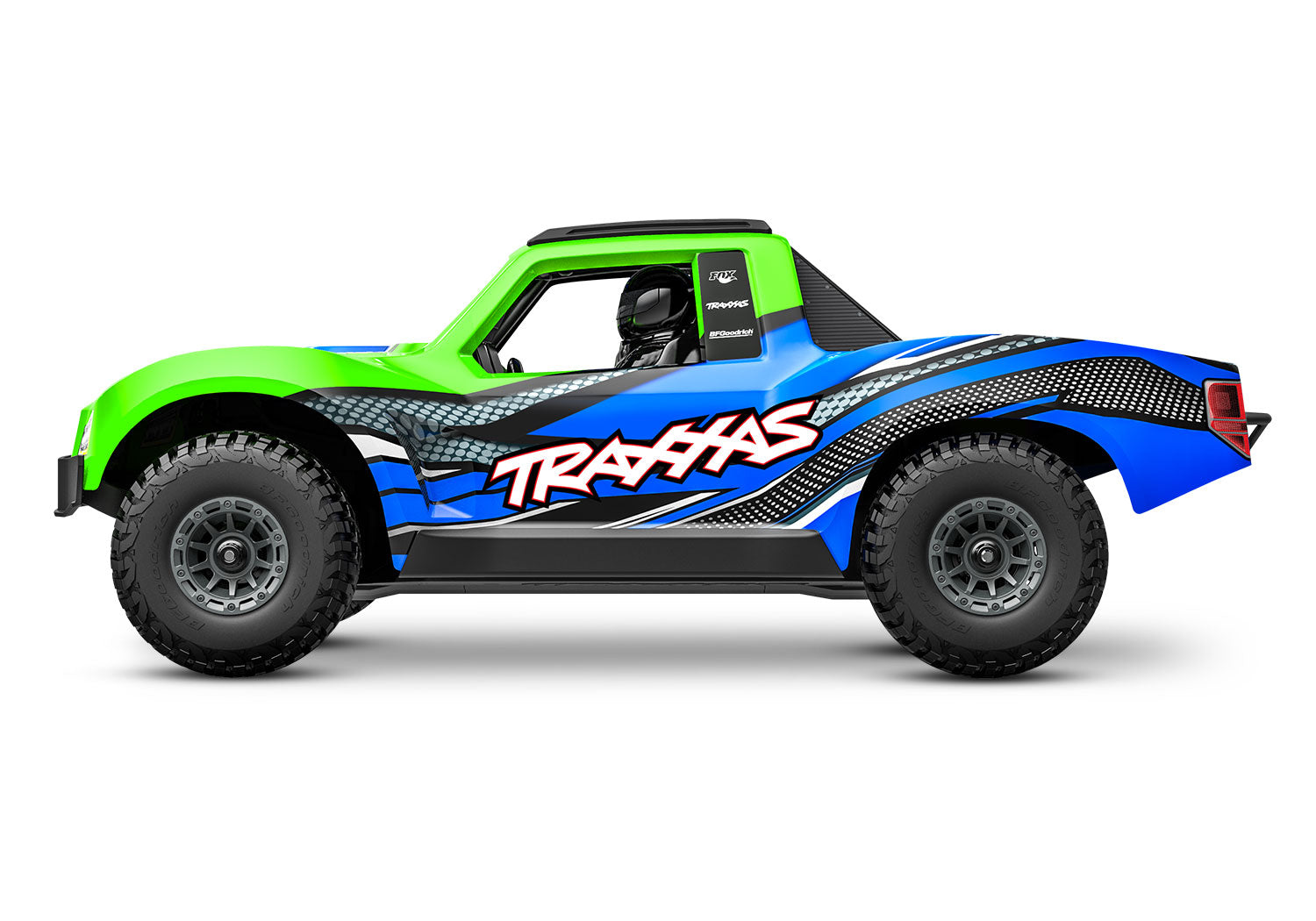 Traxxas - Mini Slash® Brushless 1/16 4WD RTR Short Course Truck w/TQ™ 2.4Ghz Radio, Battery & Charger, Verde