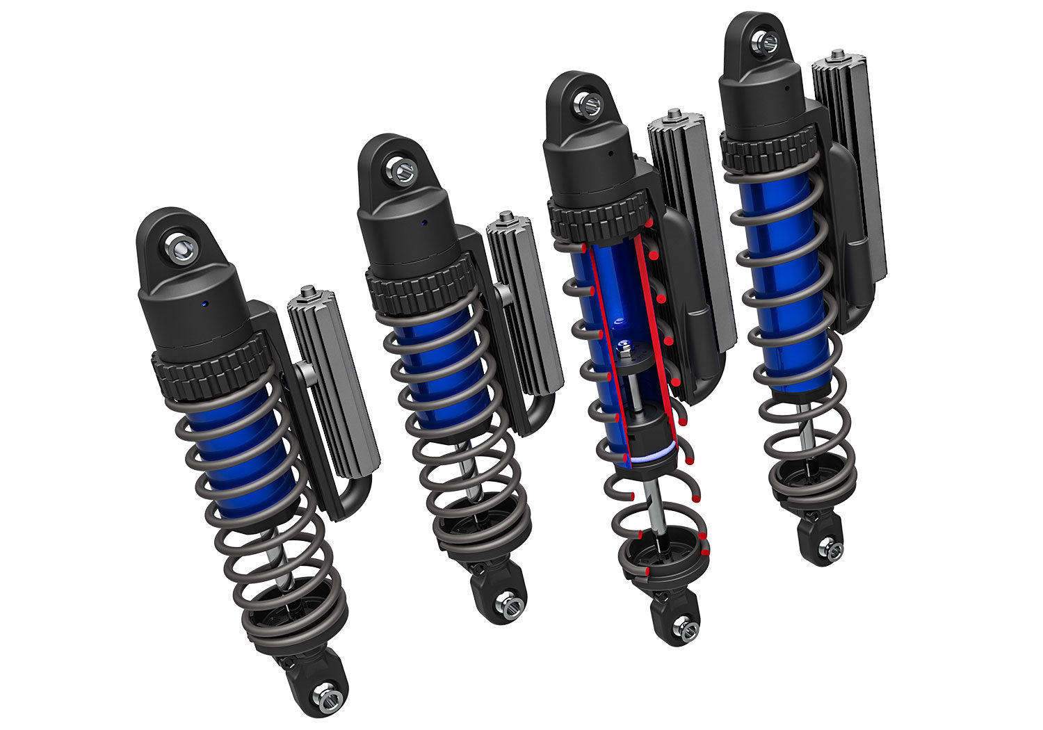 Traxxas - Funco® Pro Scale® 2WD Brushless RTR Sand Car (Red) w/TQi 2.4GHz Radio, Link Module & TSM, Roja