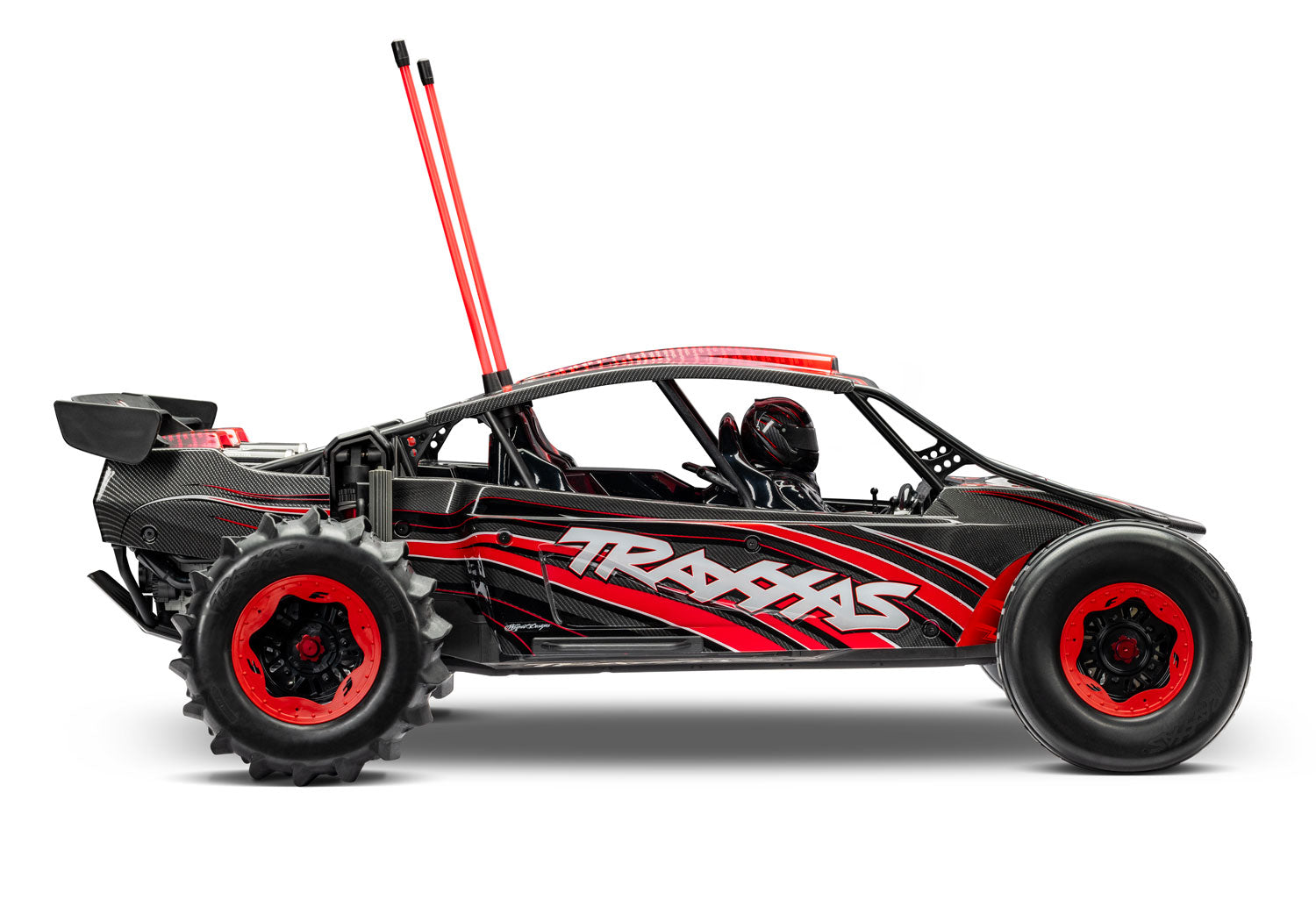 Traxxas - Funco® Pro Scale® 2WD Brushless RTR Sand Car (Red) w/TQi 2.4GHz Radio, Link Module & TSM, Roja