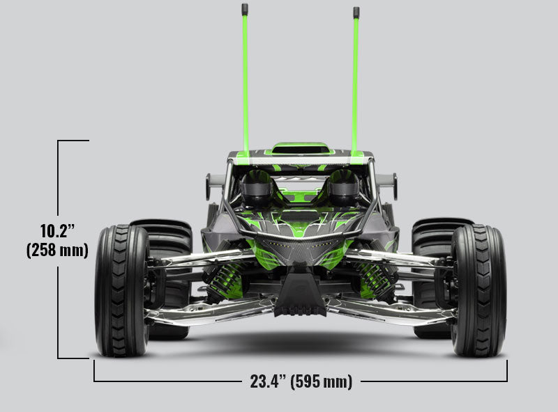 Traxxas - Funco® Pro Scale® 2WD Brushless RTR Sand Car (Red) w/TQi 2.4GHz Radio, Link Module & TSM, Roja