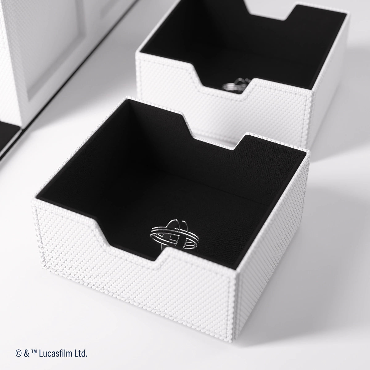 Gamegenic - Star Wars: Unlimited - Double Deck Pod - Estuche para tarjetas - Blanco