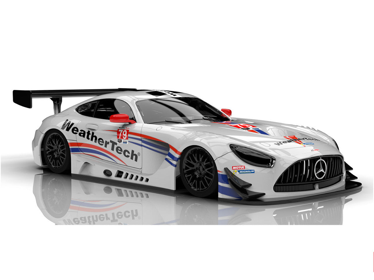 NSR - Mercedes AMG GT3 EVO - Weathertech #79 - '23 Daytona Winner - Análogo, escala 1/32